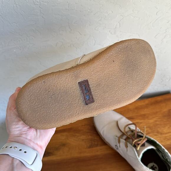 Ipath mens creams leather lace up sneaker size 7 - Picture 5 of 5